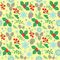 Craft HTV  Holly Berries - Christmas Pattern 1