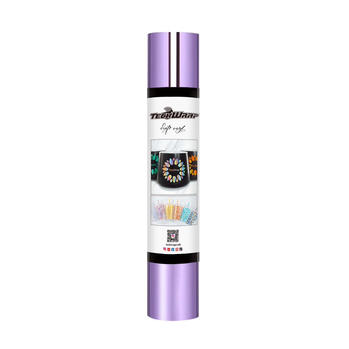 TeckWrap Bubble Free Mirror Chrome Adhesive Vinyl - Iris Purple | Lustrous & Bubble-Free