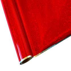 StarCraft Electra Foil - 12" x 25ft  Red Glitter