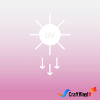 Craft HTV Light Sensitive - White to Pastel Red