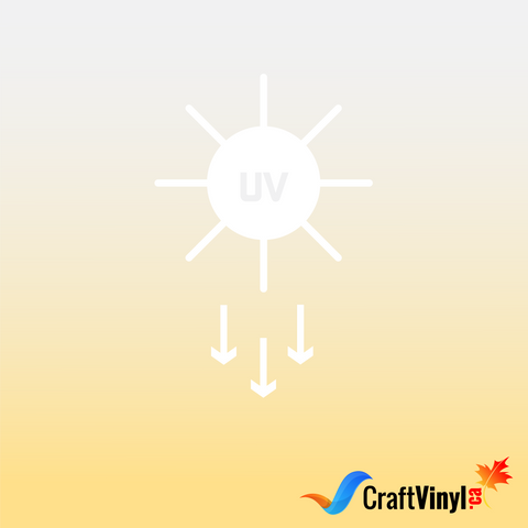 Craft HTV Light Sensitive - White to Pastel Yellow