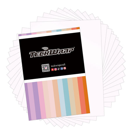 TeckWrap Inkjet Printable Sticker Vinyl - Matte or Gloss (15 PCS)