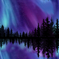 Craft HTV  Majestic Northern Lights Pattern 2