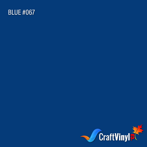 Oracal 651 Glossy Blue Vinyl #067