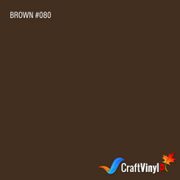 Oracal 651 Glossy Brown Vinyl #080