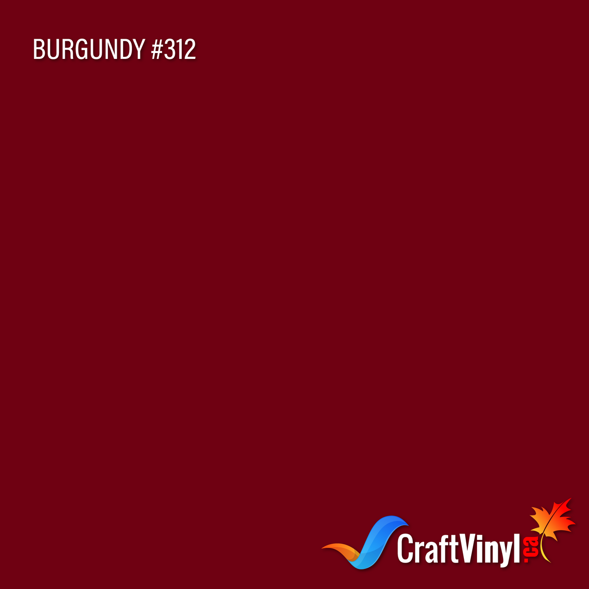 Oracal 651 Glossy Burgundy Vinyl #312