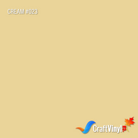 Oracal 651 Glossy Cream Vinyl  #023