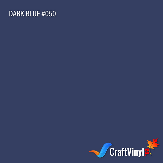 Oracal 651 Glossy Dark Blue Vinyl #050 sheets and rolls