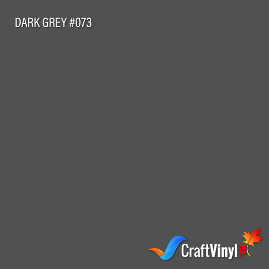 Oracal 651 Glossy Dark Grey Vinyl #073 sheets and rolls