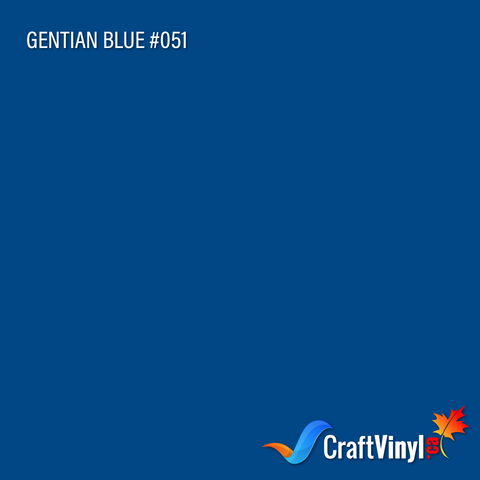 Oracal 651 Glossy Gentian Blue Vinyl #051