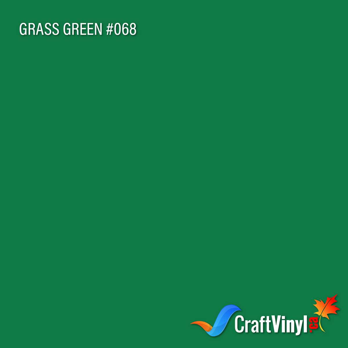 Oracal 651 Glossy Grass Green Vinyl #068