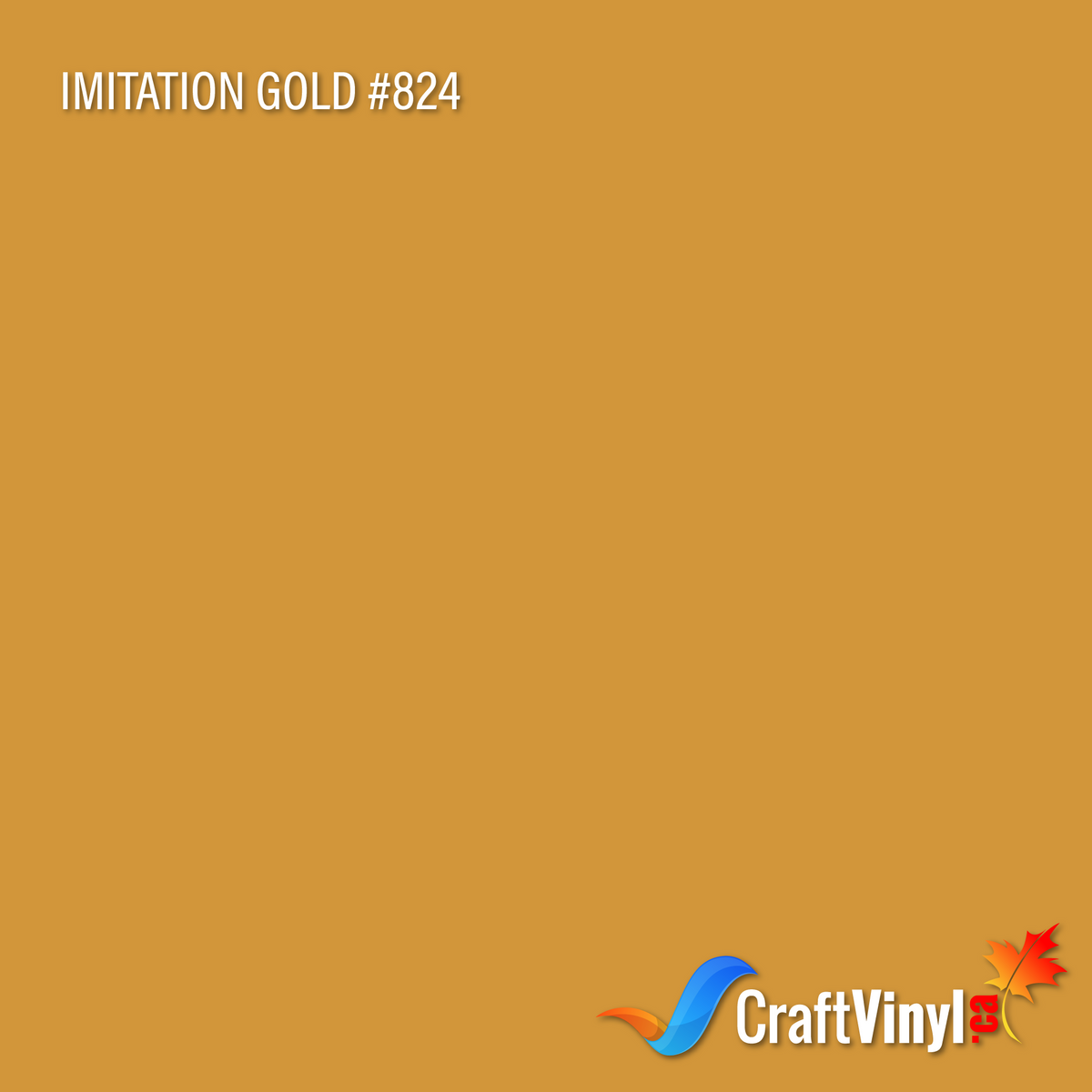 Oracal 651 Glossy Imitation Gold Vinyl #824