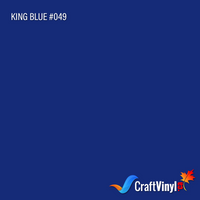 Oracal 651 Gloss King Blue Vinyl #049