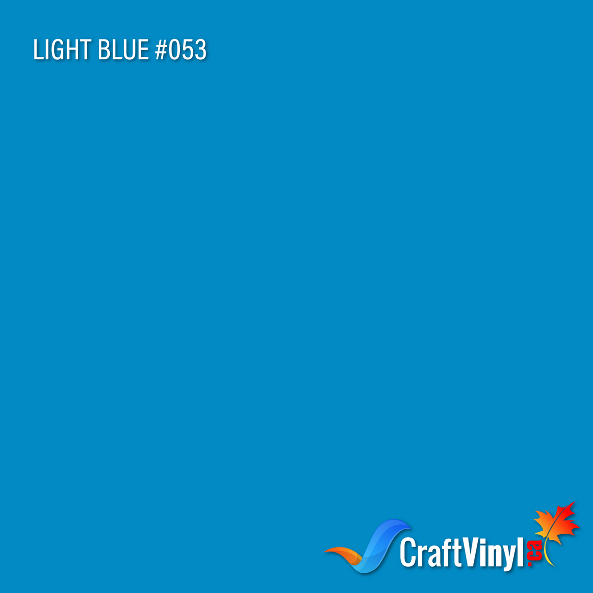 Oracal 651 Glossy Light Blue Vinyl #053