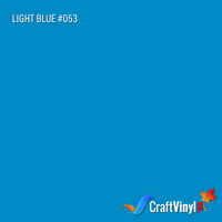 Oracal 651 Glossy Light Blue Vinyl #053