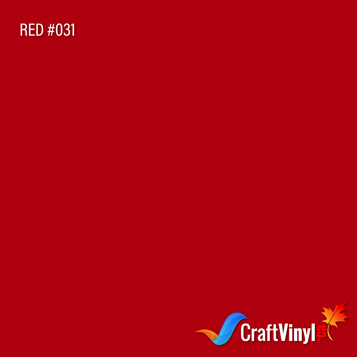 Oracal 651 Gloss Red Vinyl #031