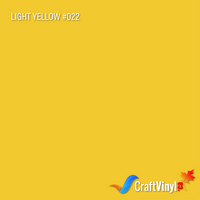 Oracal 651 Gloss Light Yellow Vinyl #022