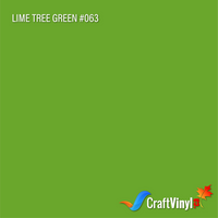 Oracal 651 Glossy Lime Tree Green Vinyl #063