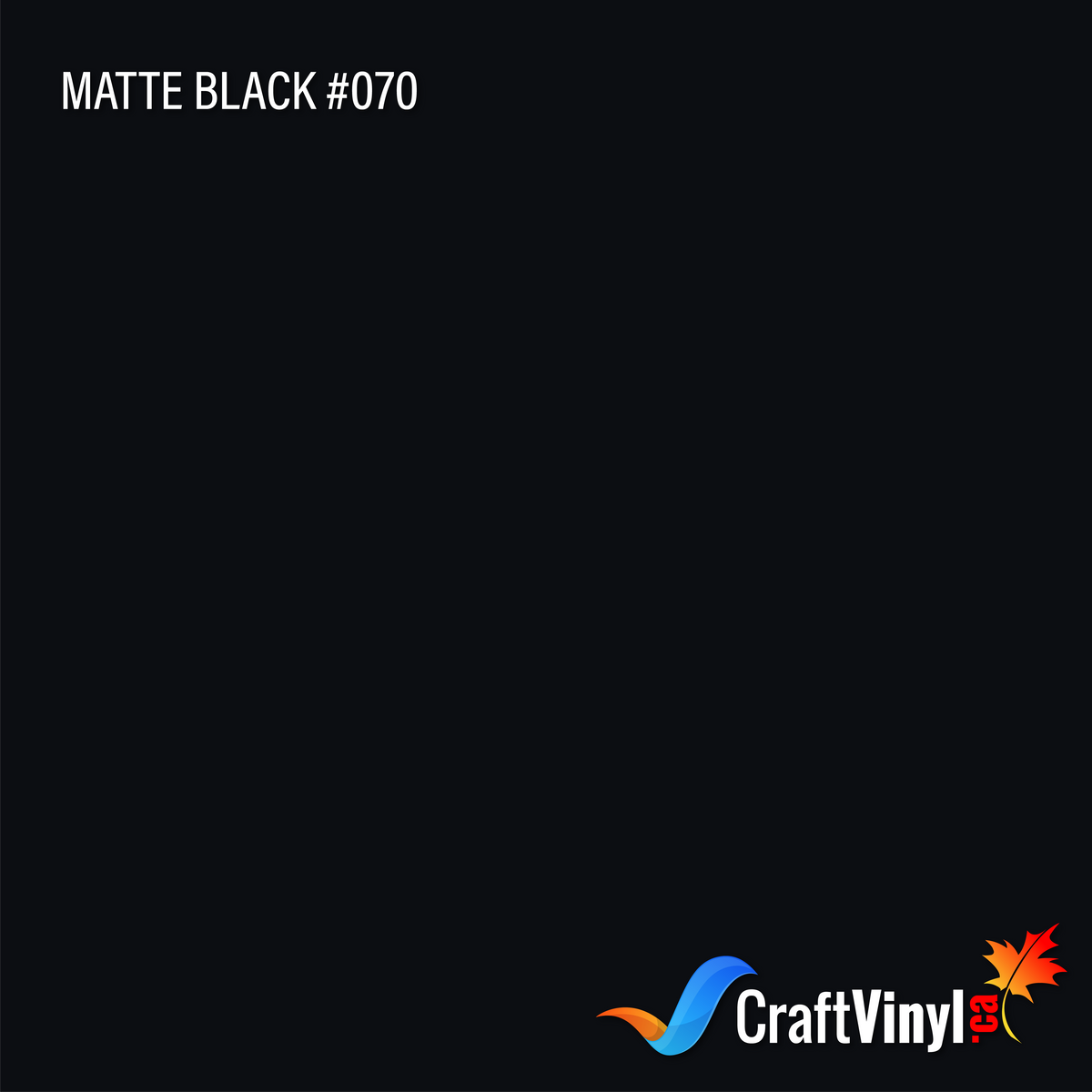 Oracal 651 Matte Black #070