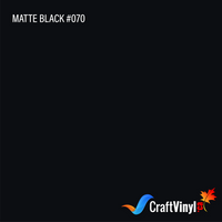 Oracal 651 Matte Black #070