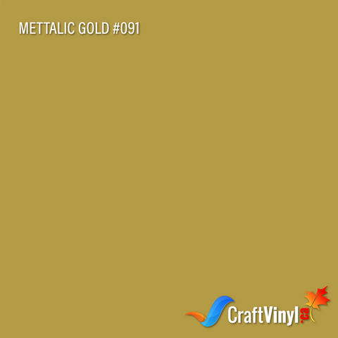 Oracal 651 Metallic Gold Vinyl #091