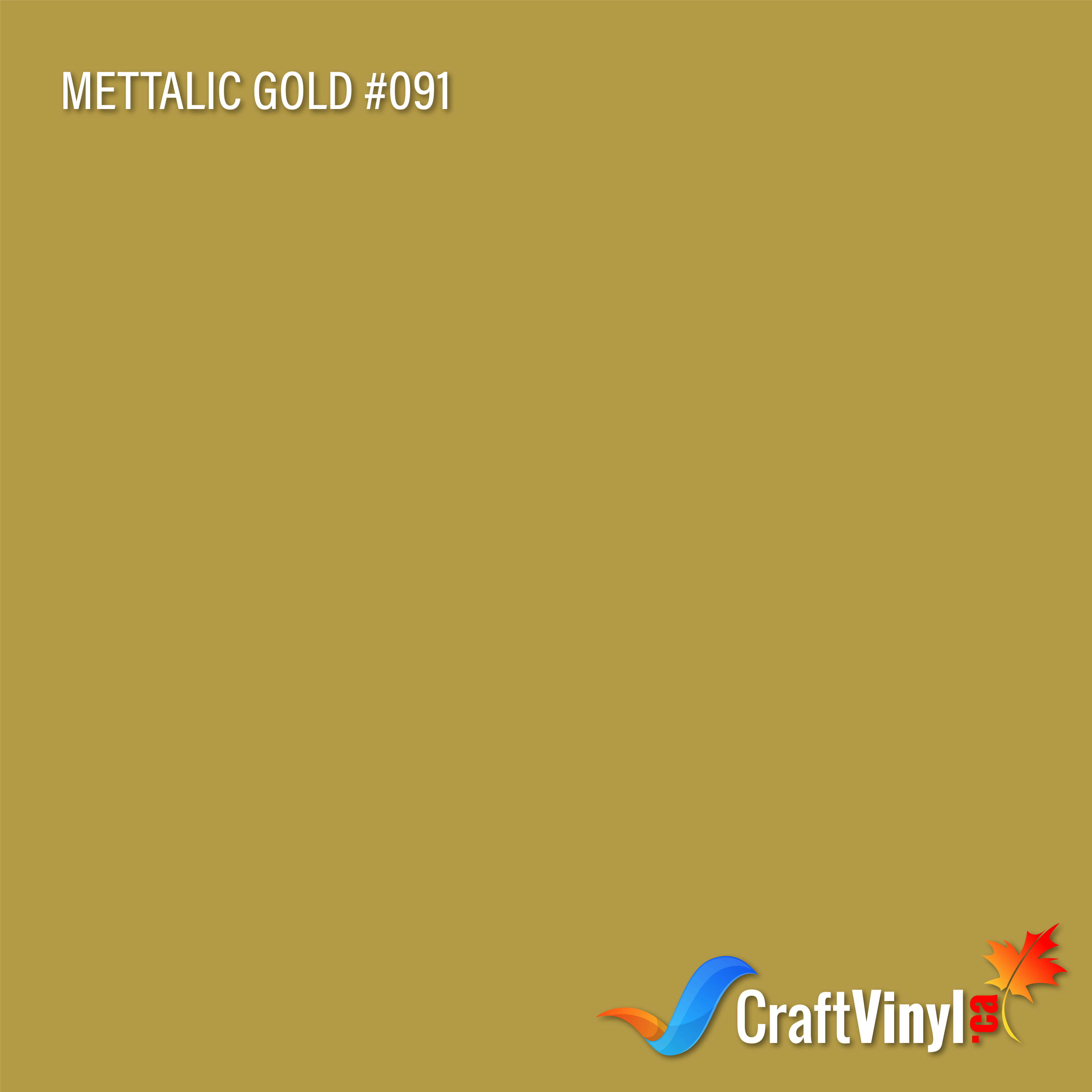 Oracal 651 - 12 x 10yd - Gold Metallic 091