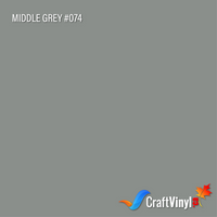 Oracal 651 Gloss Middle Grey Vinyl #074