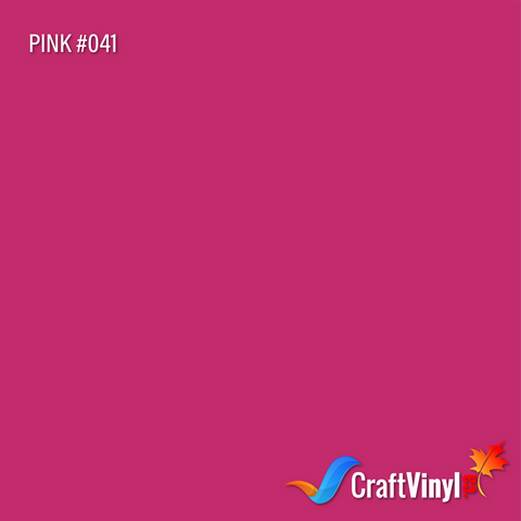 Oracal 651 Gloss Pink Vinyl #041