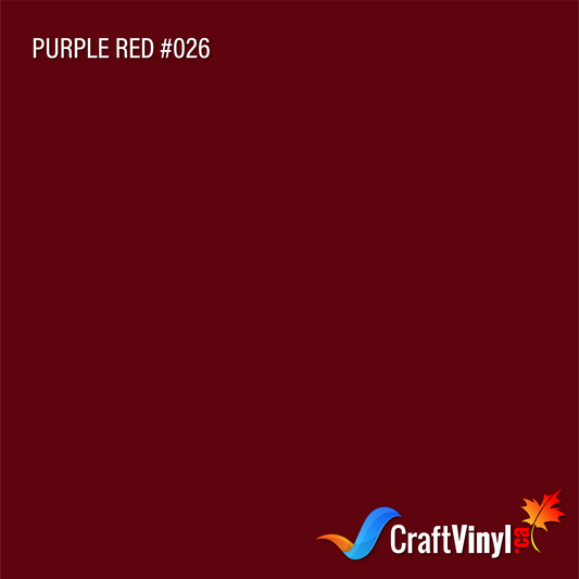 Oracal 651 Glossy Purple Red #026 sheets and rolls