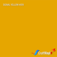 Oracal 651 Gloss Signal Yellow Vinyl #019