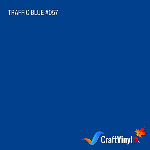 Oracal 651 Glossy Traffic Blue #057