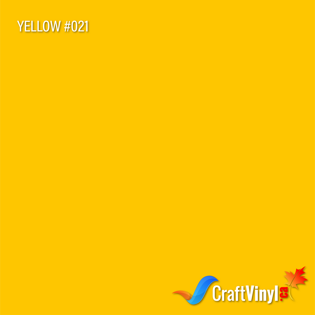 021 Yellow Adhesive Vinyl | Oracal 651