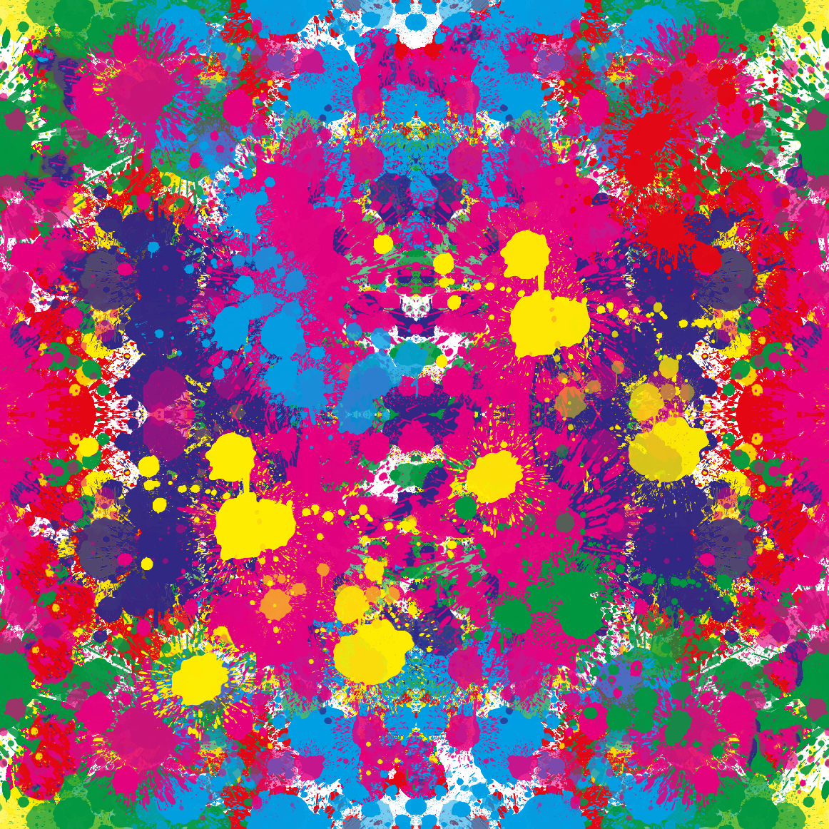 Craft HTV Rainbow Paint Splatter Pattern 2