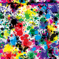 Craft HTV Bright Paint Splatter Pattern 1