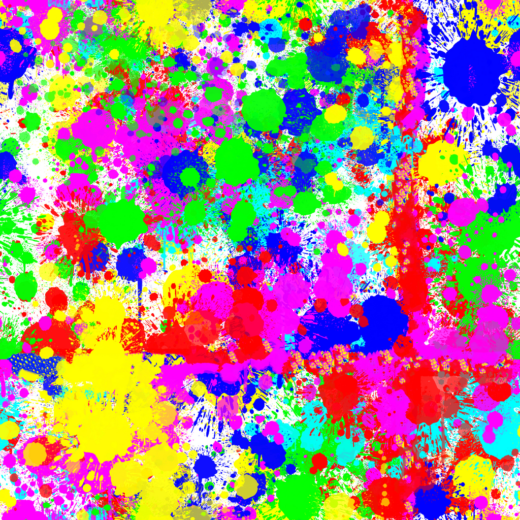Rainbow Paint Splatter Pattern 1 Adhesive Vinyl