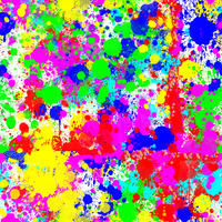 Rainbow Paint Splatter Pattern 1 Adhesive Vinyl