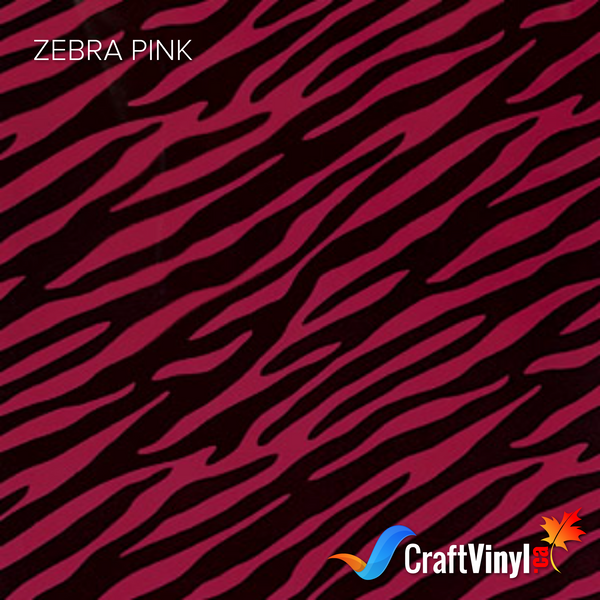 Hot Pink Zebra HTV