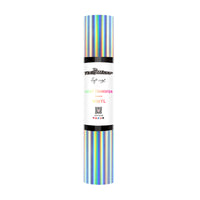 Teckwrap Soft Holographic HTV- Rainbow Silver | - Add Glamour to Your Fashion!