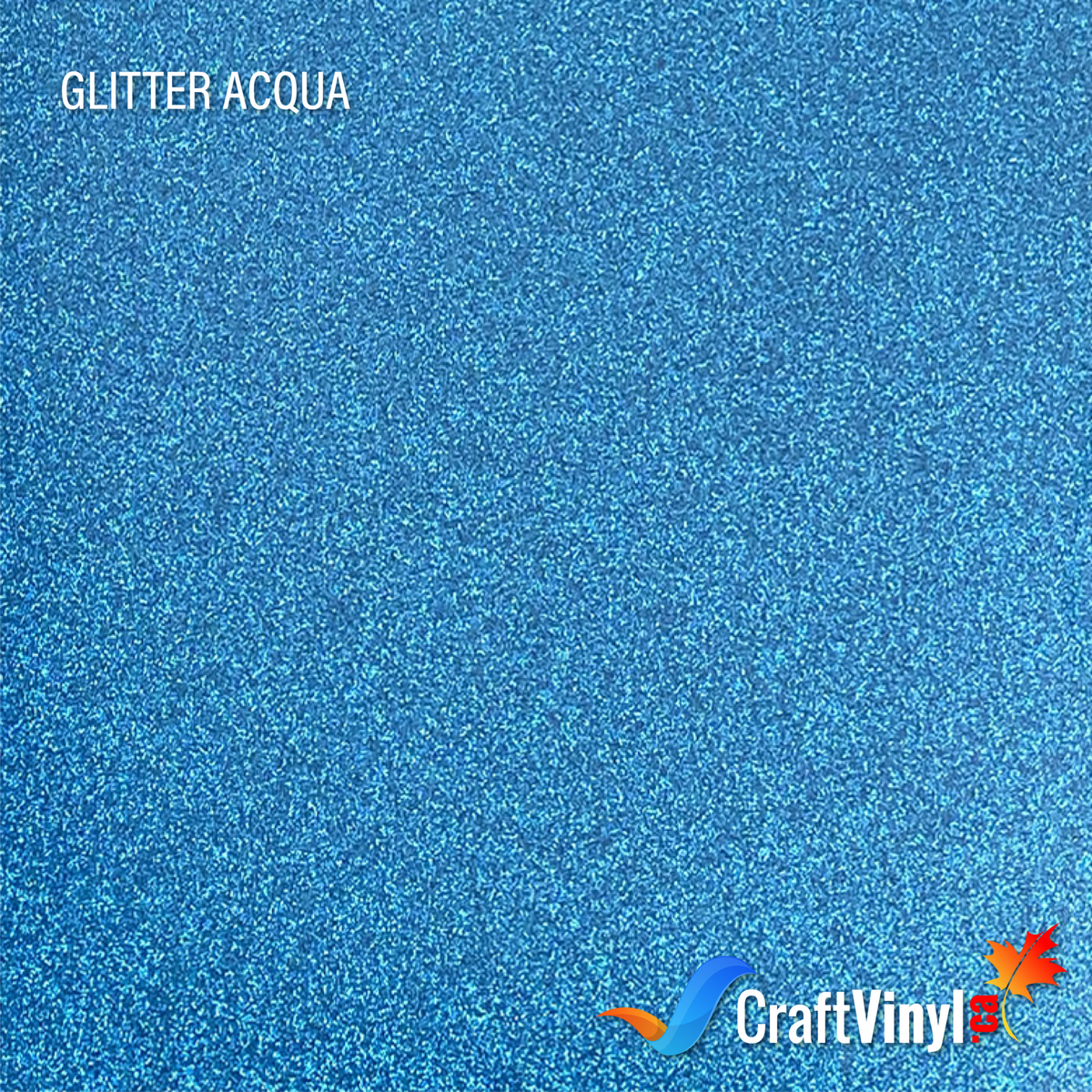 Craft Glitter HTV Aqua