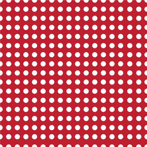 Red and White Polka Dots Adhesive Vinyl