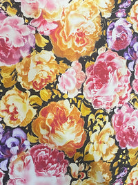 Craft HTV Roses Patterned Gold Heat Transfer Vinyl (Comes with Protective Film or Liner)