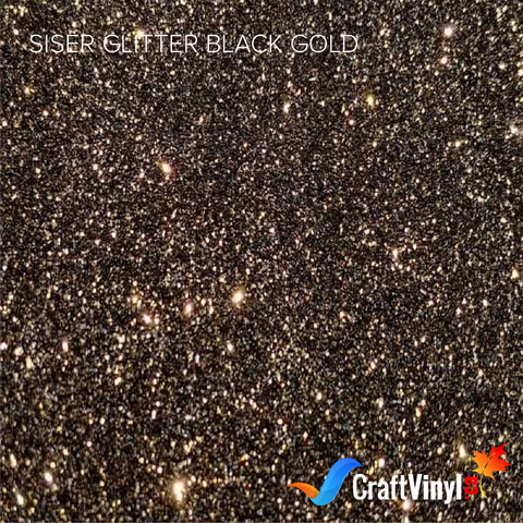 Siser Glitter Black Gold