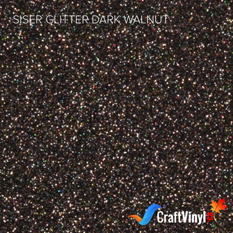 Siser Glitter Dark Walnut