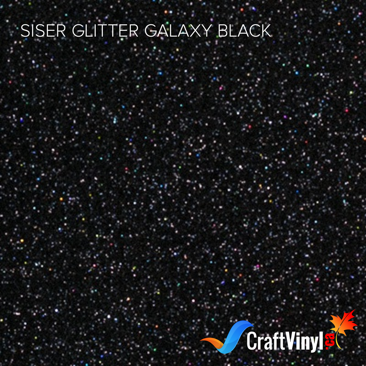 Siser Glitter Galaxy Black