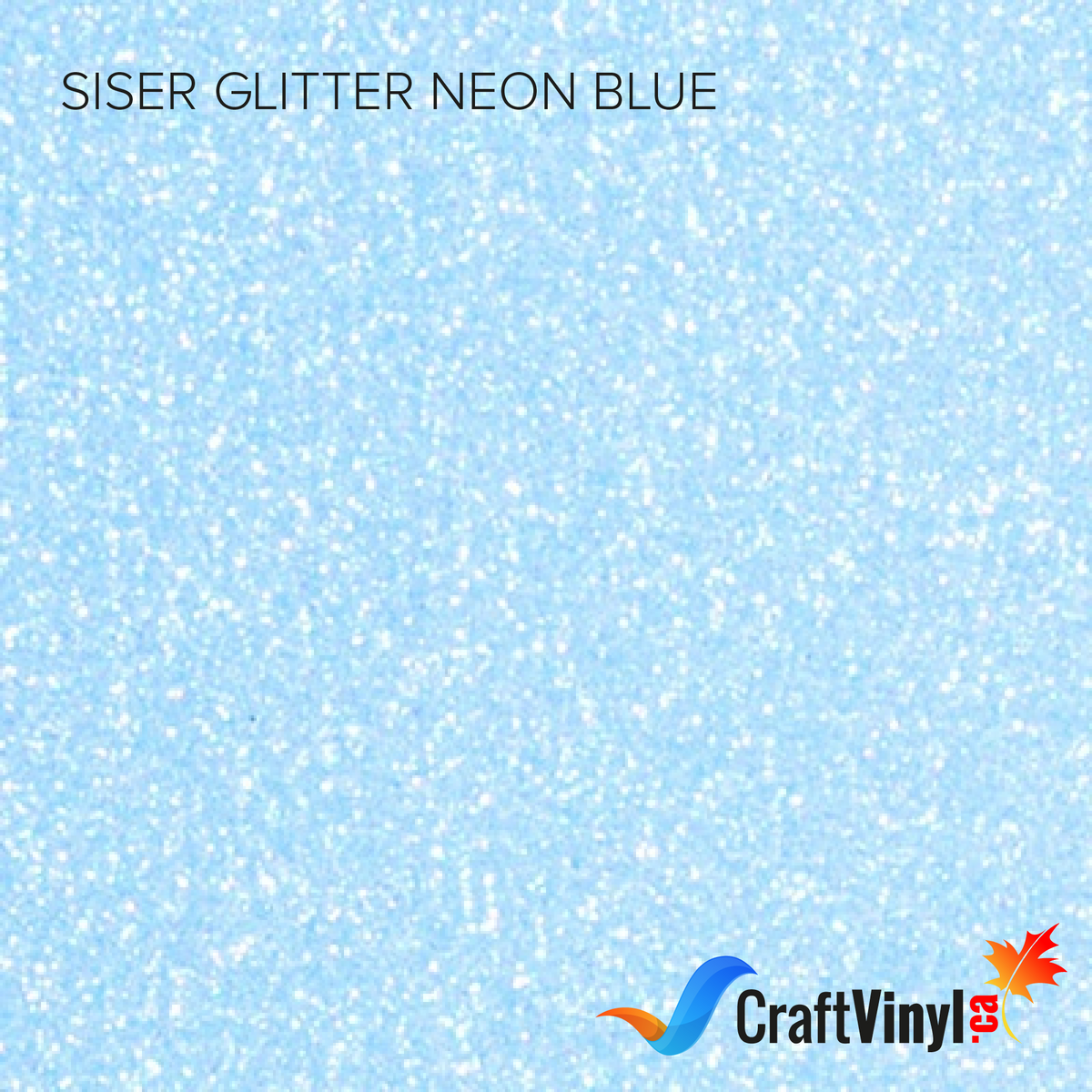 Siser Glitter Neon Blue