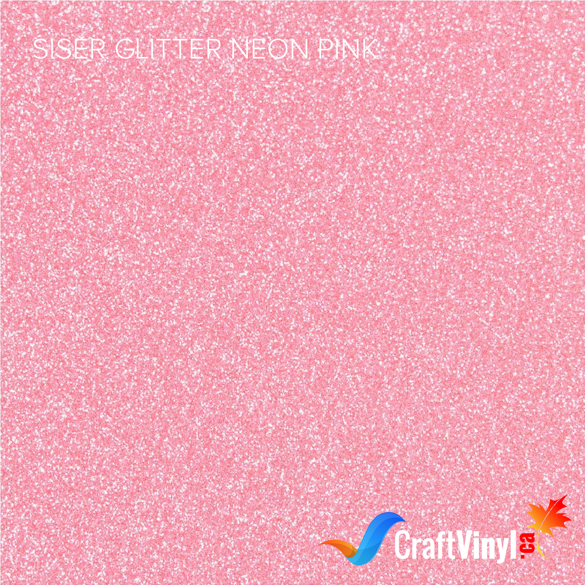 Siser Glitter Neon Pink