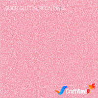 Siser Glitter Neon Pink