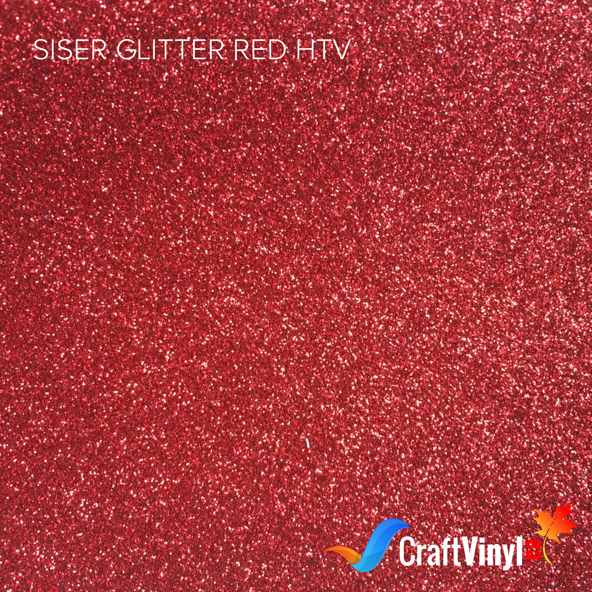 Glitter-Red HTV