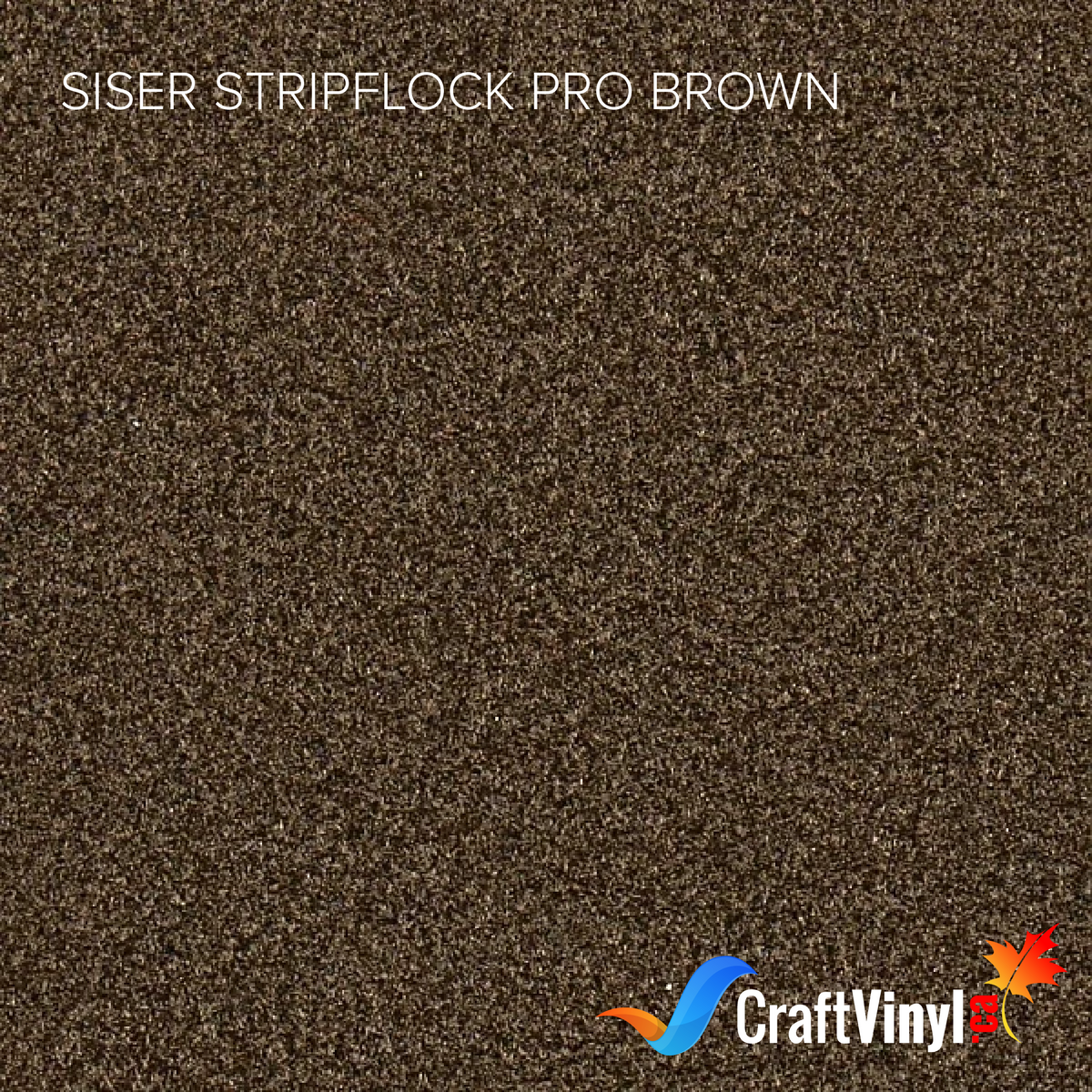 Siser Brown StripFlock Pro Heat Transfer Vinyl