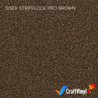 Siser Brown StripFlock Pro Heat Transfer Vinyl